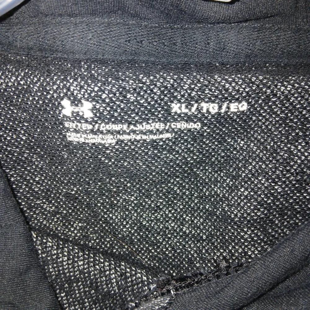 Under Armour Men's Charcoal Short Sleeve Hoodie XL - Picture 4 of 4